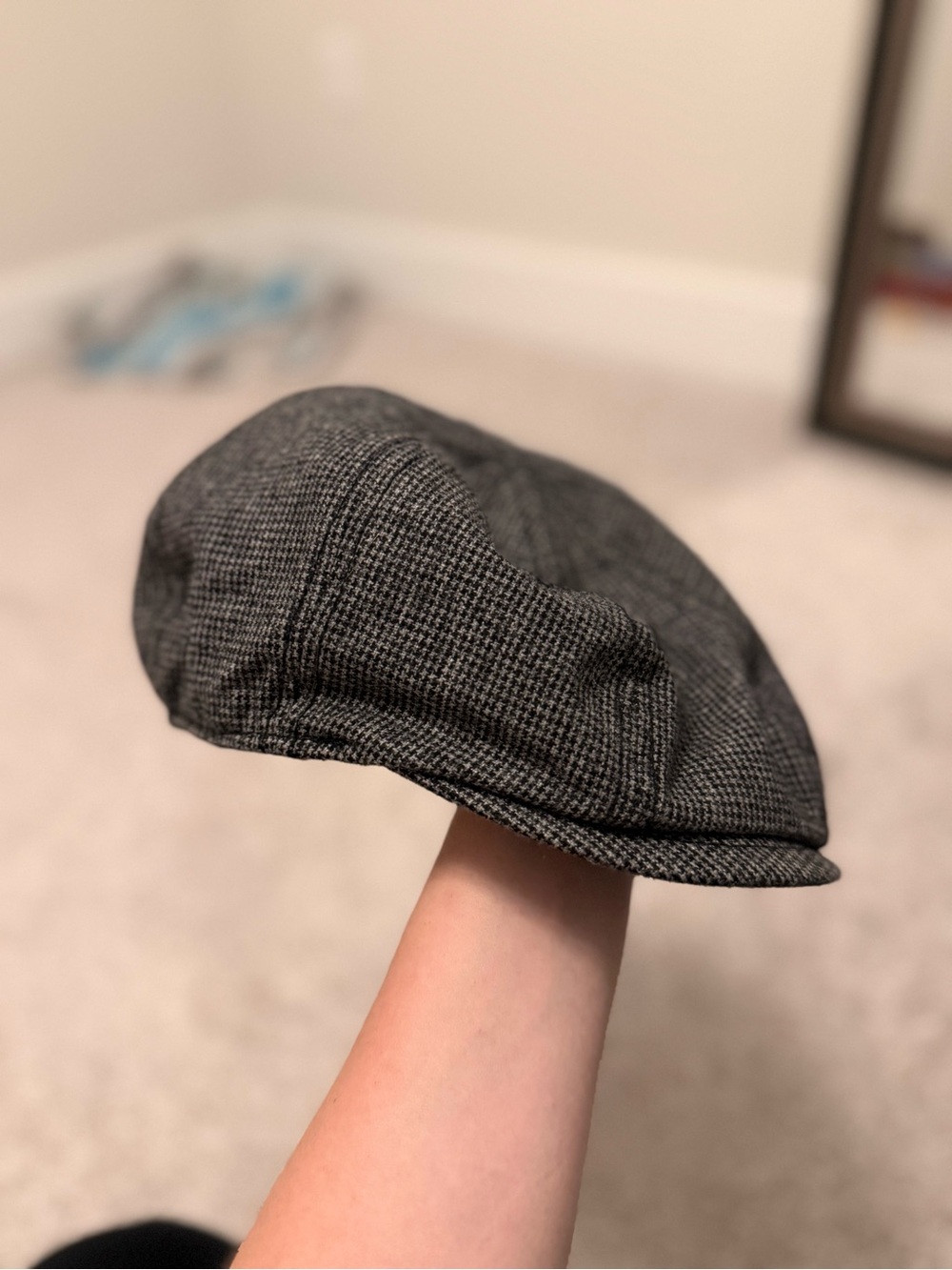 Goorin Bros Black & Gray Scully/Newsboy Cap